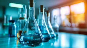 Chemicals in lab