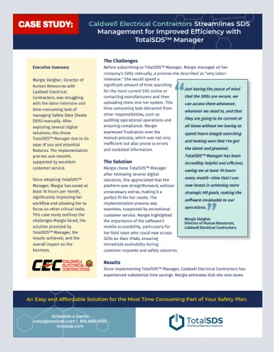 Caldwell Electrical Contractors Case Study