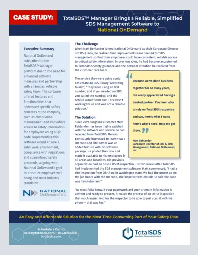 National on-demand Case Study